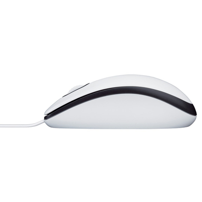 Maus Logitech M100, optik 1000 DPI, me kabllo USB, i bardhë