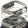 Mbulesë Ringke Slim për Apple Watch Ultra 49mm, set 2 copë, transparente dhe gri titanium