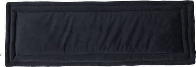 Tapet për dritare për mace Warm Window Sill Velvet, 25x70cm, i zi