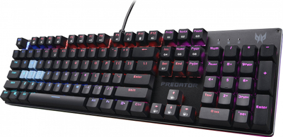 Tastierë gaming Acer Predator Aethon 303, mekanike Kailh Blue, ndriçim RGB, e zezë