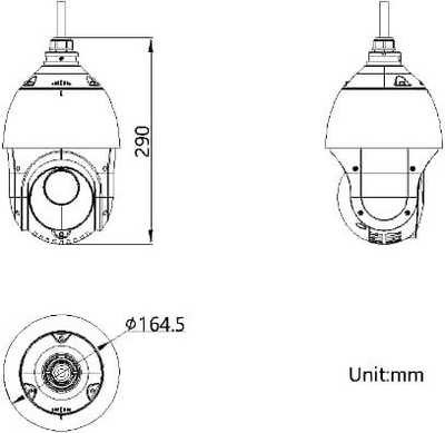 Kamerë IP Hikvision DS-2DE4215IW-DE T5, PTZ, për jashtë, e bardhë