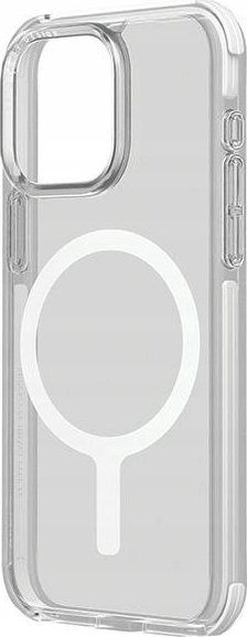 Kopertinë Uniq Combat për iPhone 15 Pro 6.1", MagSafe, transparente e bardhë
