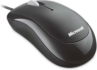 Глушец Microsoft Basic Optical 4YH-00007, со кабел, црн