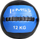Top fitnesi HMS Wall Ball WLB, 12 kg, lëkurë sintetike, i zi