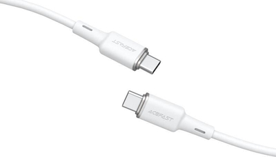 Kabllo USB Acefast USB C në USB C, 1.2m, 60W, e bardhë