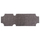 Mbulesë tekstili 600 gr/m² 2×1 për shezllon klasik gri (HM5072.10), gri
