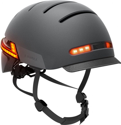 Helmetë inteligjente biçiklete Livall BH51M Neo, Bluetooth, LED SOS, 57-61 cm, e zezë