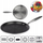 Tigan për petulla Brunbeste STEEL, 28 cm, çelik inox, i zi