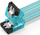 Kabllo SATA Vention 3.0, 0.5m, transparente blu