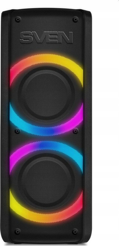 Kuti muzike Sven PS-710, 100W, Bluetooth FM Karaoke, me drita RGB
