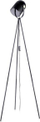 Lampë dyshemeje Home Styling Collection Tripod, 135 cm, metal, e zezë