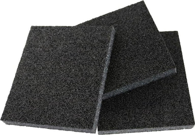 Set sfungjerë gërryes Workit, 3 copë, K60 K120 K180, të zinj