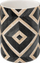 Mbajtëse furçash dhëmbësh 5five Black And Beige Canvas, dolomit, e zezë dhe bezhë