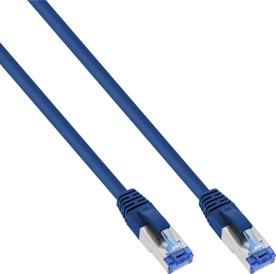 Kabllo rrjeti InLine Patch Cable Cat.6A, S/FTP, 0.25m, blu