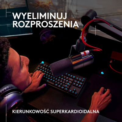 Mikrofon Logitech G Yeti Studio (988-000566), i bardhë