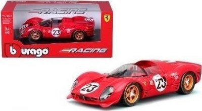 Maket makine Bburago Ferrari 330 P4 Daytona 1967, shkalla 1:24, i kuq