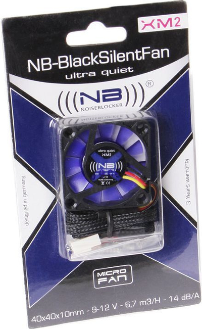 Ftohës Noiseblocker BlackSilent XM2, 40 mm