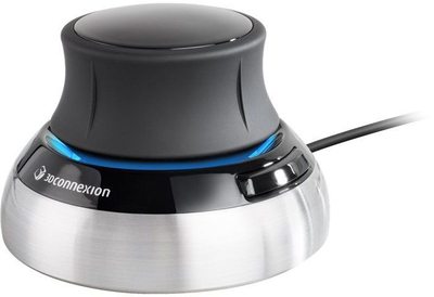 Глушец 3Dconnexion SpaceMouse, со кабел, USB, бело и црна