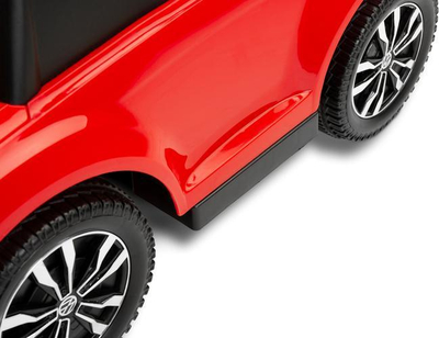 Makina lodër Toyz Ride-On Volkswagen T-Roc, me dorezë shtytëse, për fëmijë 12-36 muaj, e kuqe