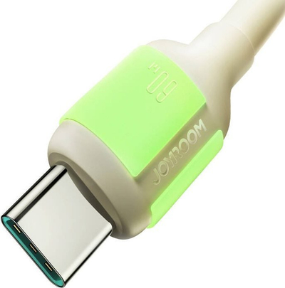 Kabllo karikuese Joyroom S-A53 USB-C në USB-C, 60W, 1.2m, bezhë