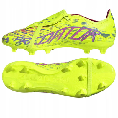 Këpucë futbolli Adidas Predator League FT FG MG JP9827, për burra, e verdhë