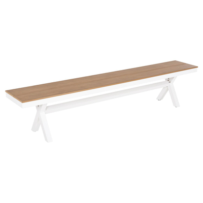Ulëse alumini Tawnee 220x36x44,5Hcm (HM6040.02), bardhë