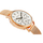 Orë dore për gra Pacific Chronograph X6180-4, 36mm, çelik inox, rozë gold