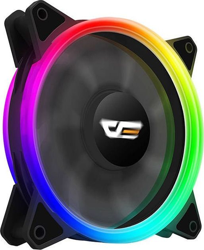 Вентилатори за компјутер Darkflash DR12 Pro, сет 3x120mm, RGB, црни