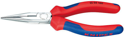 Pinca t’drejta Knipex 1157521, për kapje edhe prerje, metalik