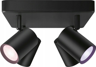 Spot tavani smart WiZ Imageo SQ, 4xGU10, Wi‑Fi Bluetooth, i zi