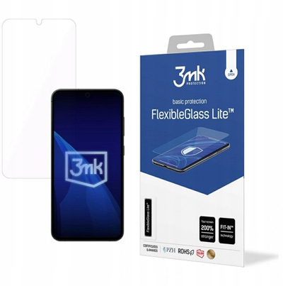 Xham mbrojtës 3MK FlexibleGlass Lite, për Samsung Galaxy S25, hibrid, transparent