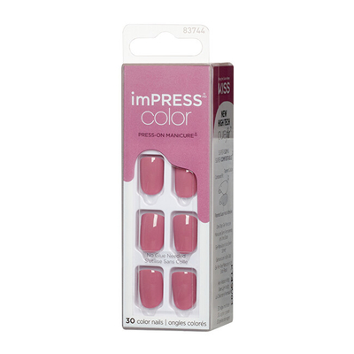 Set thonj vetëngjitës KISS imPRESS Color Petal Pink, 30 copë