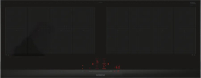 Pianurë me induksion Siemens EX275HXC1E, 90cm, FlexInduction, xham i zi