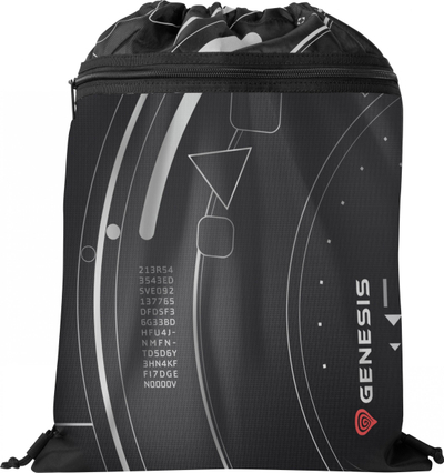 Çantë shpine Genesis ELARA G2, sportive, që s’e kap uji, e zezë