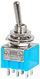 Çelës levë MTS 202, Double ON ON, 3A 250V, blu