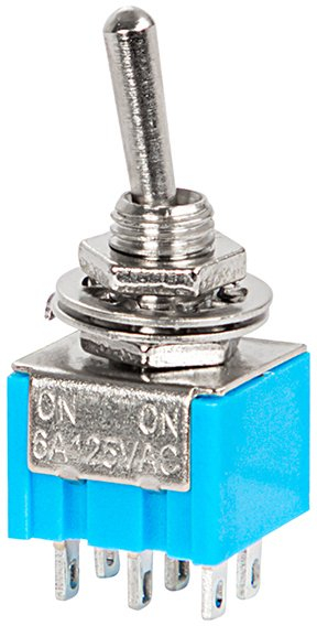Çelës levë MTS 202, Double ON ON, 3A 250V, blu