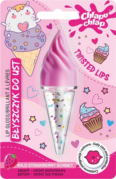 Lip gloss ESTETICA Ice Cream, me erë luleshtrydhe të egër
