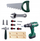 Set lodrash mjete Game Tool Box, kaçavidë me bateri, kuti plastike, shumëngjyrëshe
