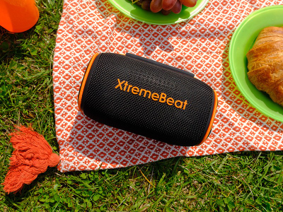 Folës portativ Tracer TWS Xtremebeat MID, 15W, Bluetooth 5.3, RGB, IPX6, i zi