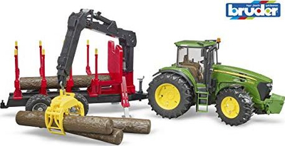 Lodër traktor John Deere Bruder 7930, 4 copë