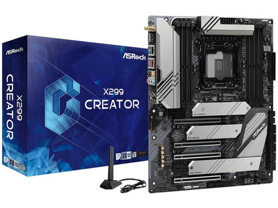 Pllakë amë Asrock X299 Creator LGA 2066 (Socket R4) ATX Intel  X299