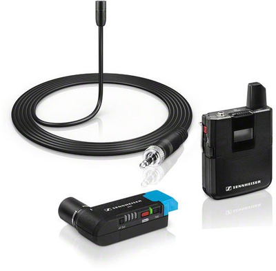 Sistem mikrofoni pa tel Sennheiser AVX ME2 SET, lavalier, për kamera, i zi