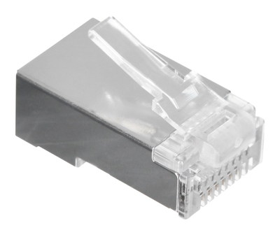 Fishë rrjeti Lanberg RJ45 FTP CAT5e, 8P8C, pass through, set 100 copë