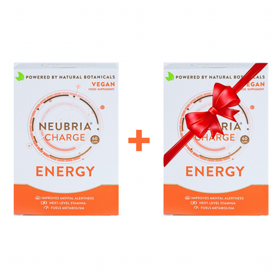 Kapsula Neubria CHARGE (për rritjen e nivelit të energjisë) 1+1 FALAS, 120 copë