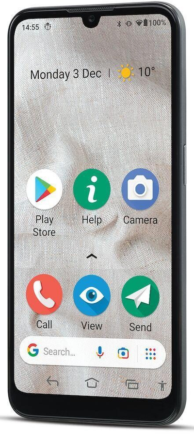 Телефон Доро 8100 Плус, 32GB, 6.1\", 4G, црн