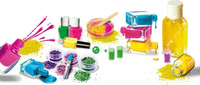 Set shkencor Lisciani Im a Genius Nail Polish Laboratory, laborator kozmetik, për fëmijë 7+