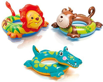 Rreth notues për fëmijë Intex Float With Zoo Head Large, PVC, shumëngjyrësh