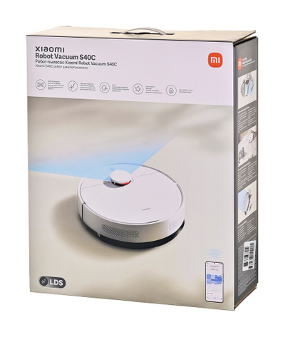 Fshesë me korrent robotike Xiaomi Robot Vacuum S40C EU, navigim inteligjent, kontroll me aplikacion, e bardhë