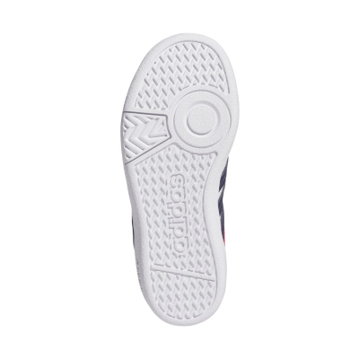 Atlete për kalamaj Adidas Hoops 4.0 Jr JI3484, me rripa me ngjitës, të bardha me blu