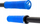 Doreza biçiklete Lizard Skins Strata, lock-on njëanëshe, 135mm, Deja Blue